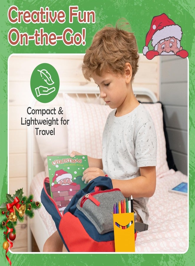 Srenta Christmas Coloring Books for Kids Ages 4-8, 12 Pack Christmas Book for Kids, 9" X 11" Coloring Book Christmas Party Favors, Christmas Coloring Party Supplies - Srenta (12 Pack) - Image 5